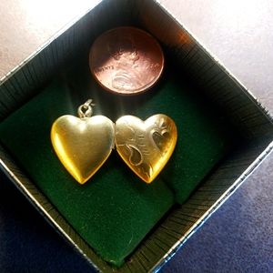 Gold filled heart locket